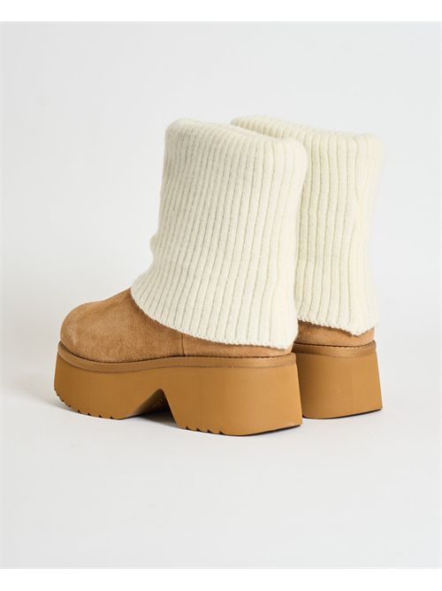 Colors of California women's ankle boot with platform sole COLORS OF CALIFORNIA | HELEN07TAN